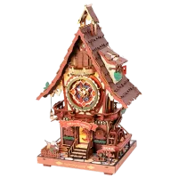 Puzzle 3D ROKR Cuckoo Clock 14+/ Numărul de piese: 435