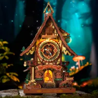 Пазл 3D ROKR Cuckoo Clock 14+/ Количество деталей: 435 photo 3