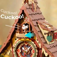 Пазл 3D ROKR Cuckoo Clock 14+/ Количество деталей: 435 photo 5