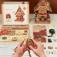Пазл 3D ROKR Cuckoo Clock 14+/ Количество деталей: 435 photo 7