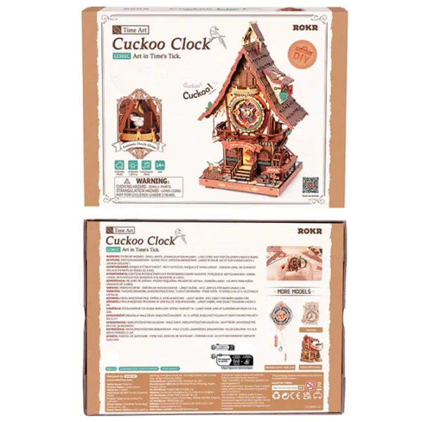 Пазл 3D ROKR Cuckoo Clock 14+/ Количество деталей: 435 photo 9