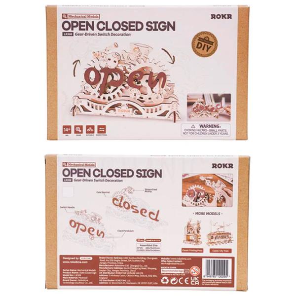 Пазл 3D ROKR Open Closed Sign 14+/ Количество деталей:  photo 6