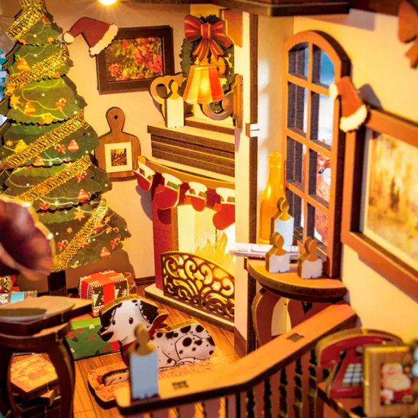 Puzzle 3D RoLife Christmas Indoor Scene 14+/ Numărul de piese: 289 photo 4