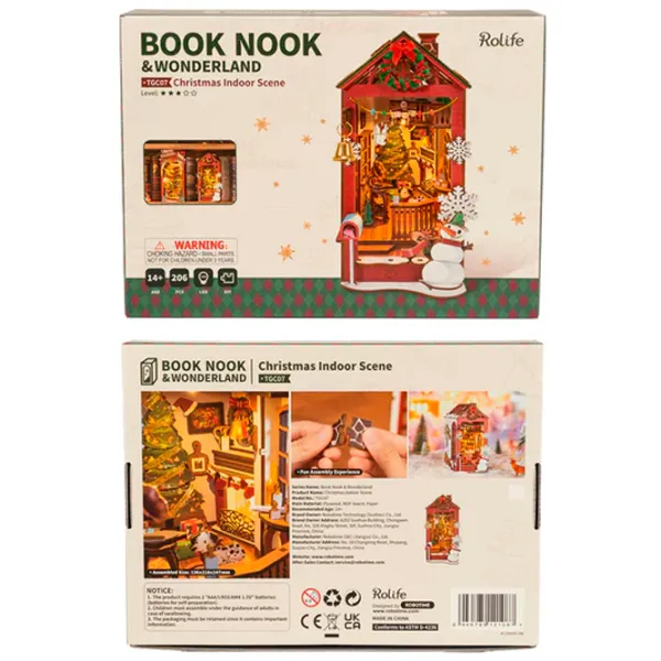 Puzzle 3D RoLife Christmas Indoor Scene 14+/ Numărul de piese: 289 photo 8