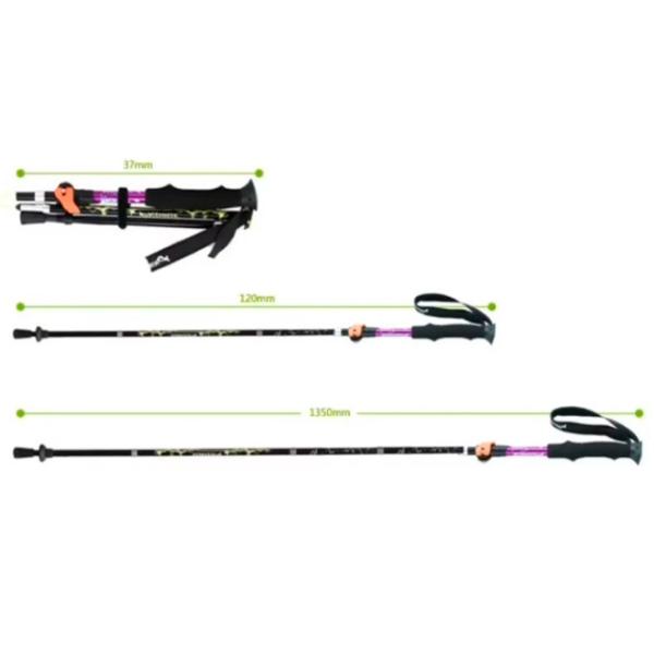 Bețe de trekking Paceleader Trekking Pole Aluminiu / 1350 mm photo 2