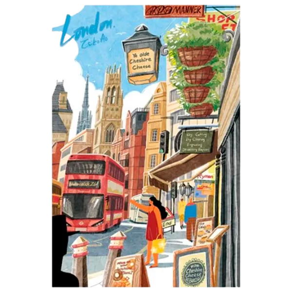 Puzzle 2D RoLife Walk in London 14+/ Numărul de piese: 1000 photo 1