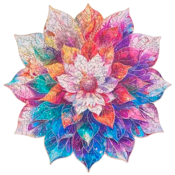Puzzle 2D Rowood Mystic Mandala Flower 14+/ Numărul de piese: 200 photo 1