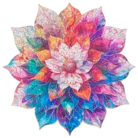 Puzzle 2D Rowood Mystic Mandala Flower 14+/ Numărul de piese: 200