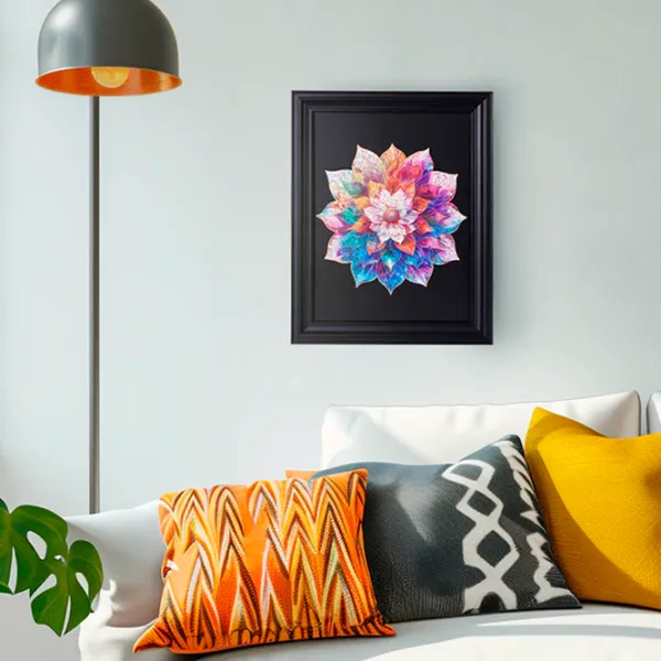 Puzzle 2D Rowood Mystic Mandala Flower 14+/ Numărul de piese: 200 photo 3