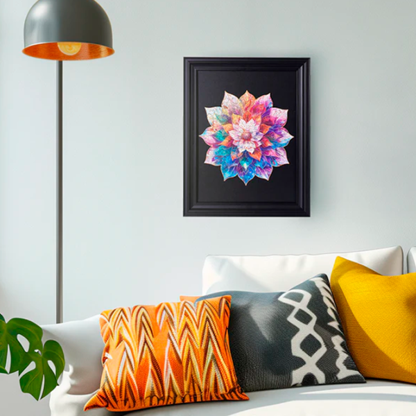 Puzzle 2D Rowood Mystic Mandala Flower 14+/ Numărul de piese: 200 photo 3