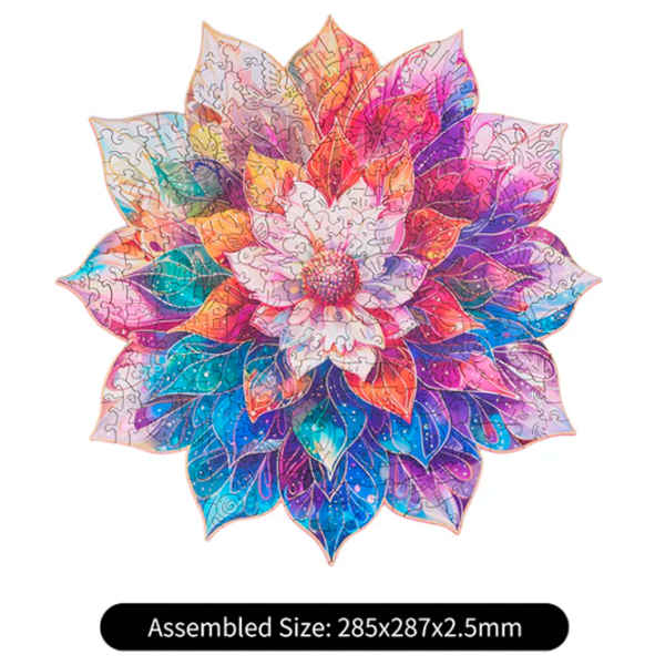 Puzzle 2D Rowood Mystic Mandala Flower 14+/ Numărul de piese: 200 photo 5