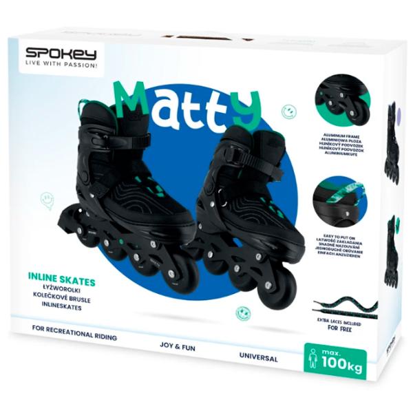 Ролики Spokey Matty (943453) Для мальчиков / / Черный photo 8