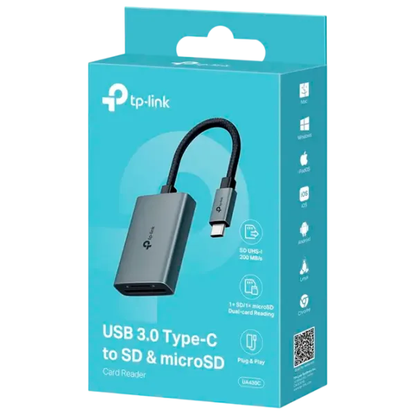 Cititor de carduri TP-Link UA430C  USB 3.0 / Black photo 4