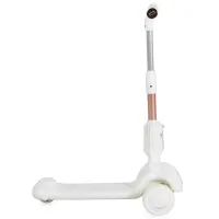 Trotinetă pentru copii cu trei roți Moni Velvet Royal (112285) 50 kg/ White photo 5
