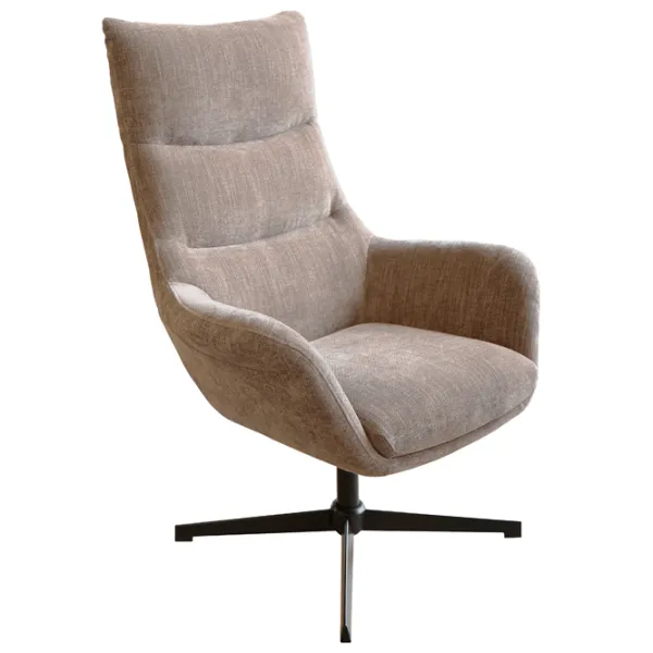 Fotoliu DecoPrim Harper Black Gray photo 2