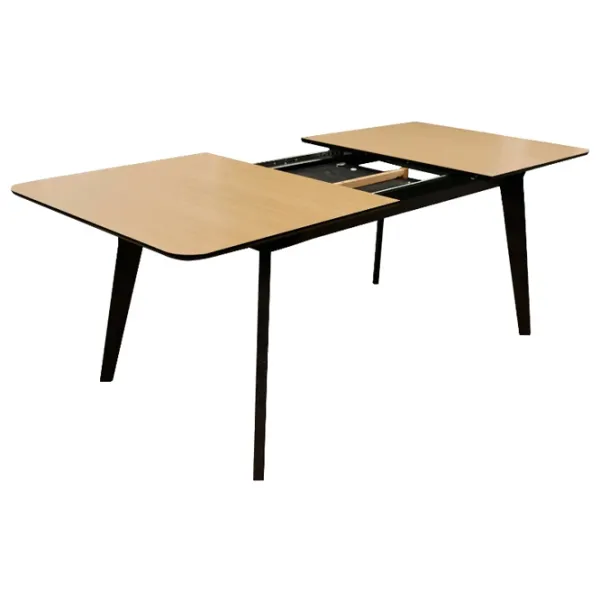 Masă de bucătărie extensibilă DecoPrim Ori MDF/ Stejar Sonoma photo 2