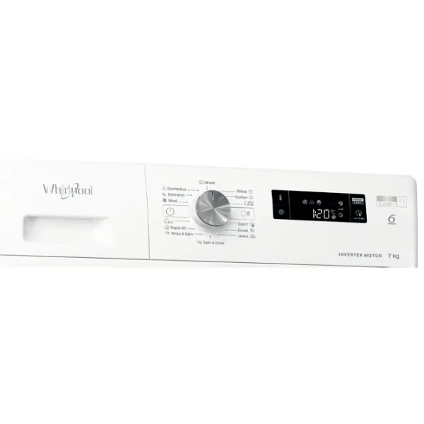 Стиральная машина Whirlpool FFS 7469 W EE 7 кг / 1350 об/мин / Белый photo 7 Стиральная машина Whirlpool FFS 7469 W EE 7 кг / 1350 об/мин / Белый photo 7