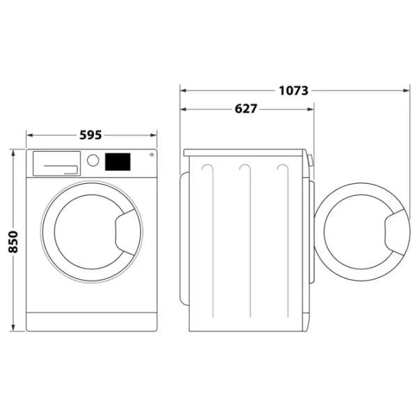 Стиральная машина Whirlpool FFD 8489 BCV EE 8 кг / 1350 об/мин / Белый photo 10