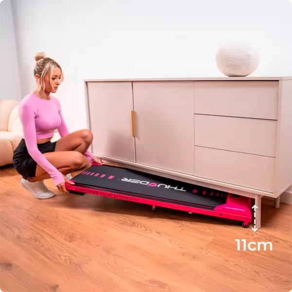 Беговая дорожка Thunder Idea 6 км/ч / 100 кг / Розовый photo 4
