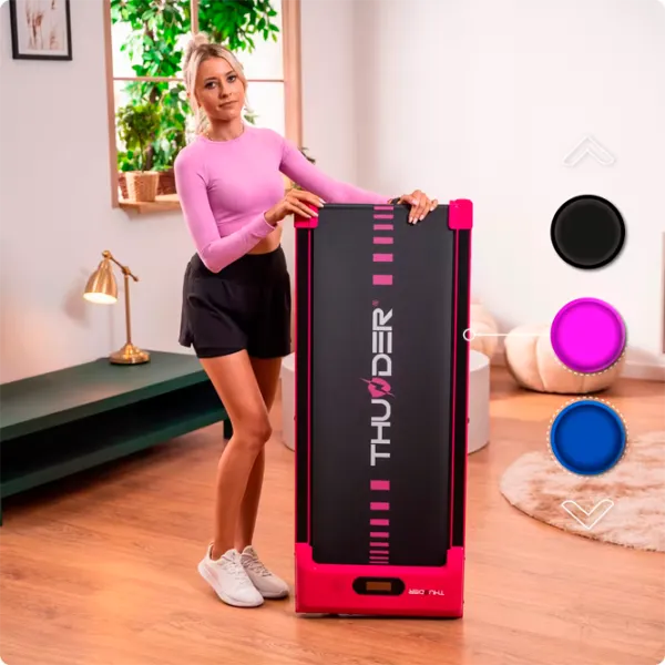 Беговая дорожка Thunder Idea 6 км/ч / 100 кг / Розовый photo 5