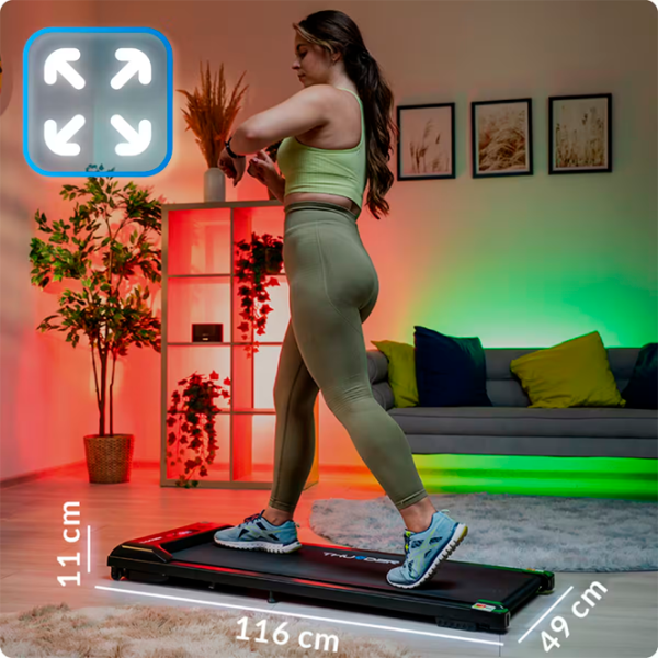Беговая дорожка Thunder Idea 6 км/ч / 80 кг / Черный photo 2 Беговая дорожка Thunder Idea 6 км/ч / 80 кг / Черный photo 2