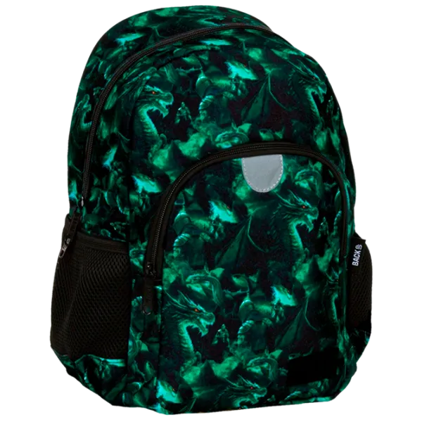 Рюкзак для детей BackUP Dragon Зеленый  / Черный Зеленый / 18л photo 1 Рюкзак для детей BackUP Dragon Зеленый  / Черный Зеленый / 18л photo 1