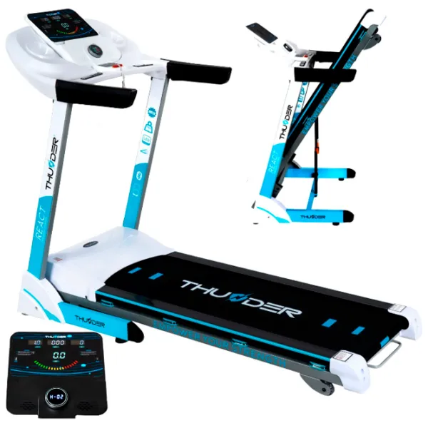 Bandă de alergat Thunder REACT-S 18 km/h / 160 kg / White photo 2