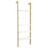 Полка для ванной Costway JV11132GD ДСП / Белый