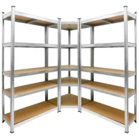 Etajeră Waltz VOR82631 Inox / MDF photo 3