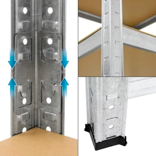 Etajeră Waltz VOR82625 Inox / MDF photo 5