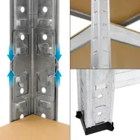 Etajeră Waltz VOR82625 Inox / MDF photo 5