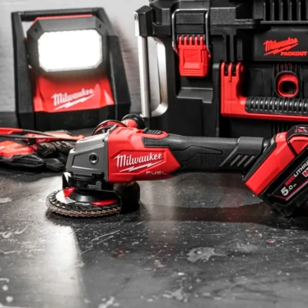 Polizor Milwaukee M18FSAG125XB-502X Unghiular / / Red photo 4