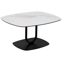 Măsuță de cafea DecoPrim Mady MCMDYB-SFN-WHT-A3Y02 White