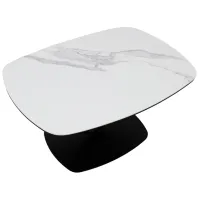 Măsuță de cafea DecoPrim Mady MCMDYB-SFN-WHT-A3Y02 White photo 4