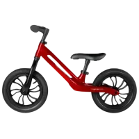 Bicicletă fără pedale Qplay Racer 10"  Metal / Red White
