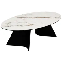 Măsuță de cafea DecoPrim Solem MSLMB-SFN-WHT-A3Y188CBX White