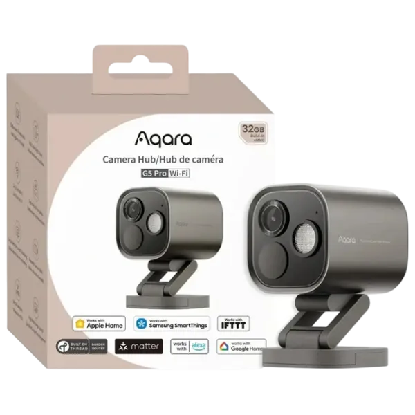 Cameră de supraveghere Aqara Hub G5 Pro Fără fir/ Gray photo 5