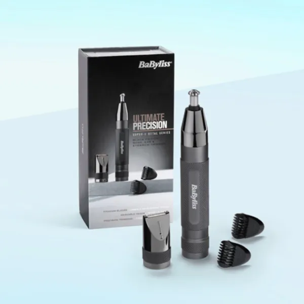 Триммер для носа и ушей Babyliss E111E Серый photo 3