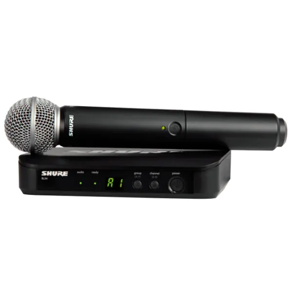 Microfon Shure BLX24/SM58 H8E Black photo 1