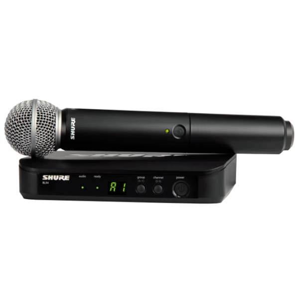 Microfon Shure BLX24/SM58 H8E Black photo 1