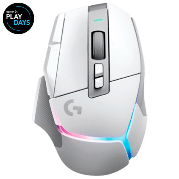 Mouse Logitech G502 X PLUS Bluetooth, USB / White photo 1