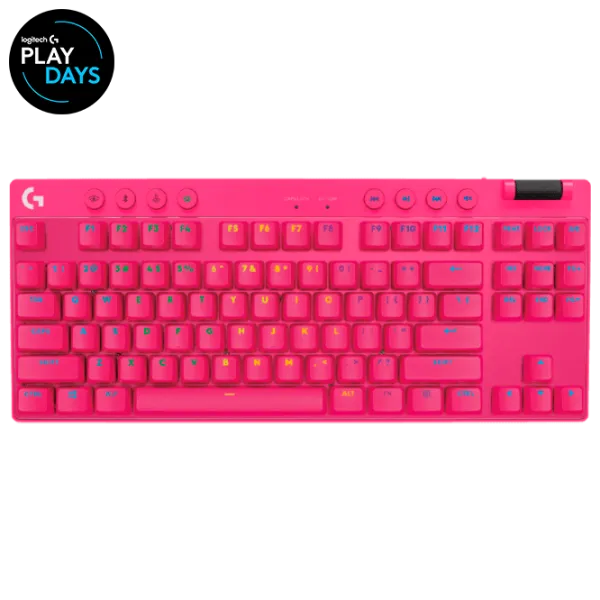 Tastatură Logitech G PRO X Fără fir / Magenta photo 1