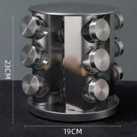 Set pentru condimente 4Life Spice Carousel AT27 Inox / Inox photo 3