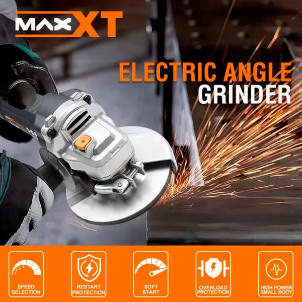 Polizor MaxXT MAG1700 Unghiular / 1700 W / Black photo 2 Polizor MaxXT MAG1700 Unghiular / 1700 W / Black photo 2