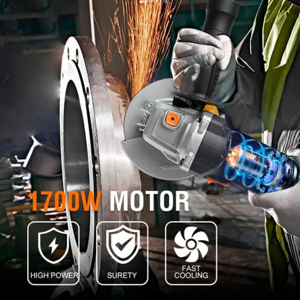 Polizor MaxXT MAG1700 Unghiular / 1700 W / Black photo 6 Polizor MaxXT MAG1700 Unghiular / 1700 W / Black photo 6