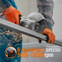 Шлифовальная машина MaxXT MAG1700 Угловая / 1700 Вт / Черный photo 7