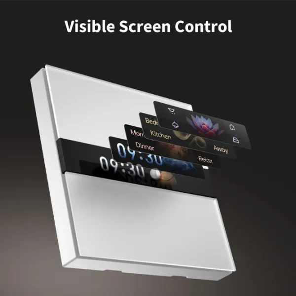 Controller inteligent Aqara Display Switch V1 White photo 4