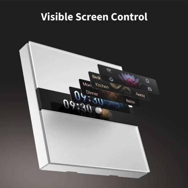 Controller inteligent Aqara Display Switch V1 White photo 4