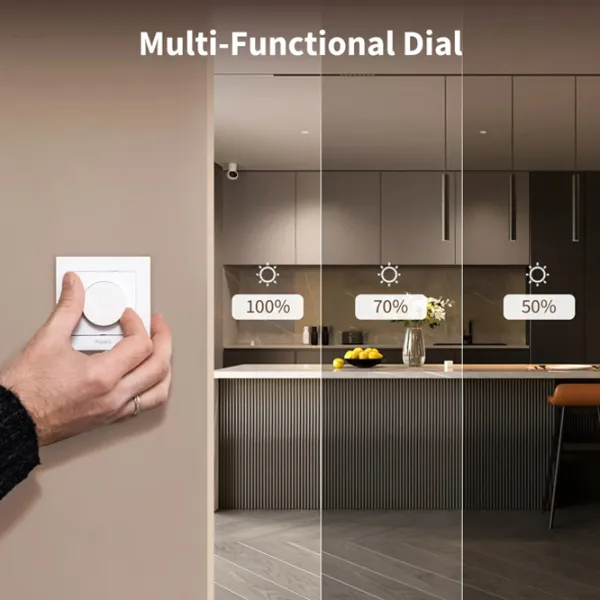 Controller inteligent Aqara Switch H2 White photo 7