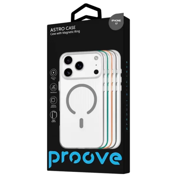Чехол для смартфона Apple iPhone 17  Proove / MagSafe Back / ТПУ / Серый Прозрачный photo 2